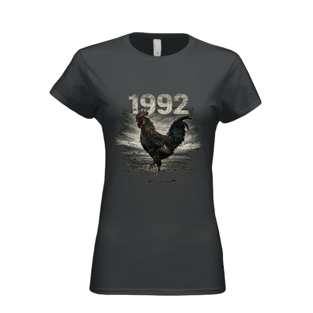 1992 rooster graphic tee women Life Caddy