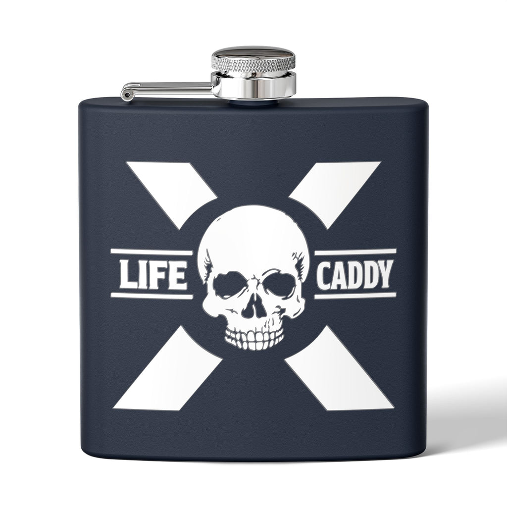 Life Caddy Skull X Flask | 6oz Stainless Steel