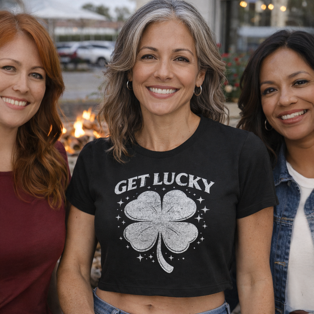 Get Lucky Women’s Crop Top