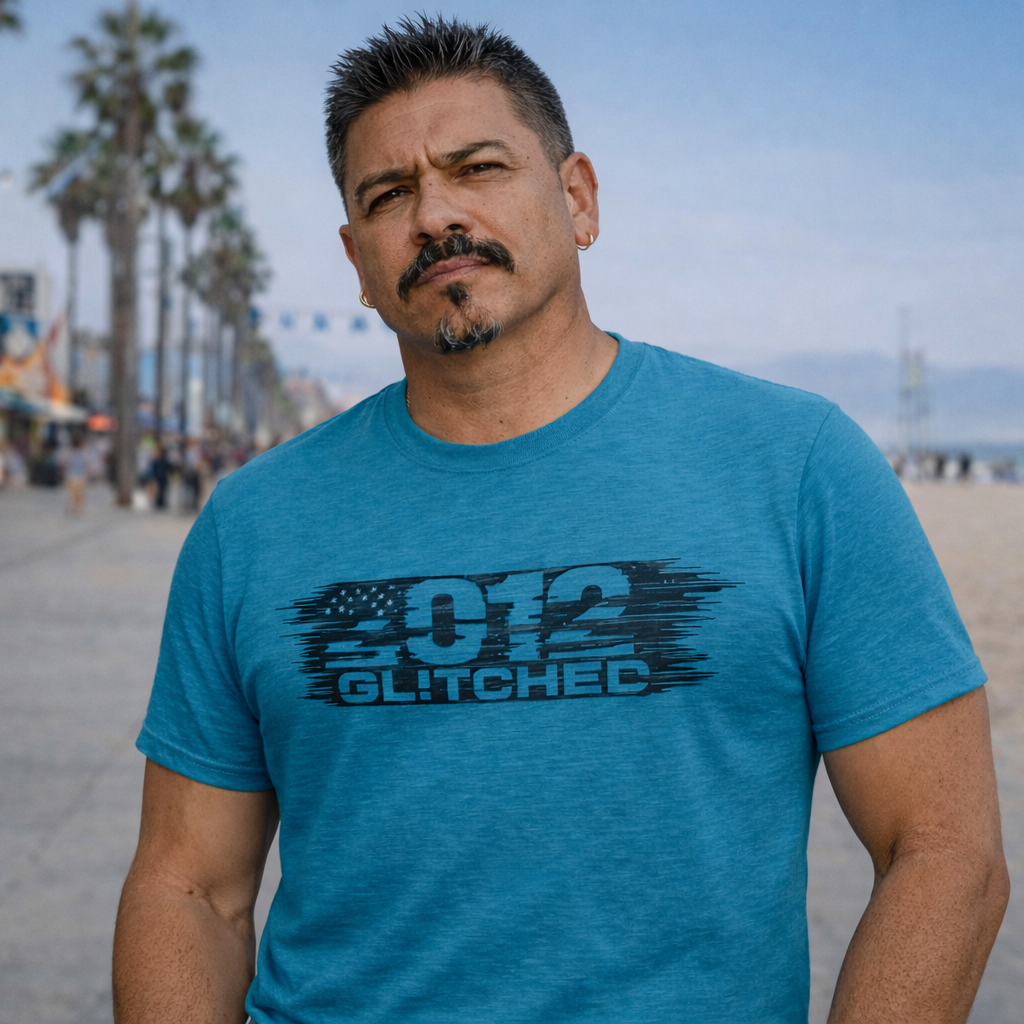 Glitched 2012 Unisex Tri-Blend Tee