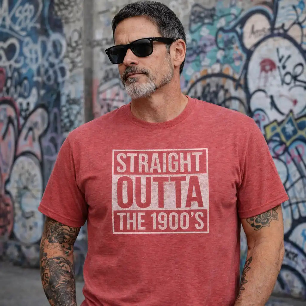 Straight Outta the 1900s T-Shirt | Unisex Tri-Blend