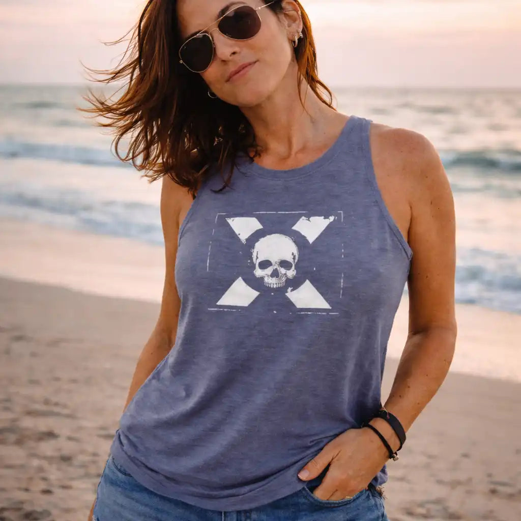 Life Caddy women’s performance tank OG logo